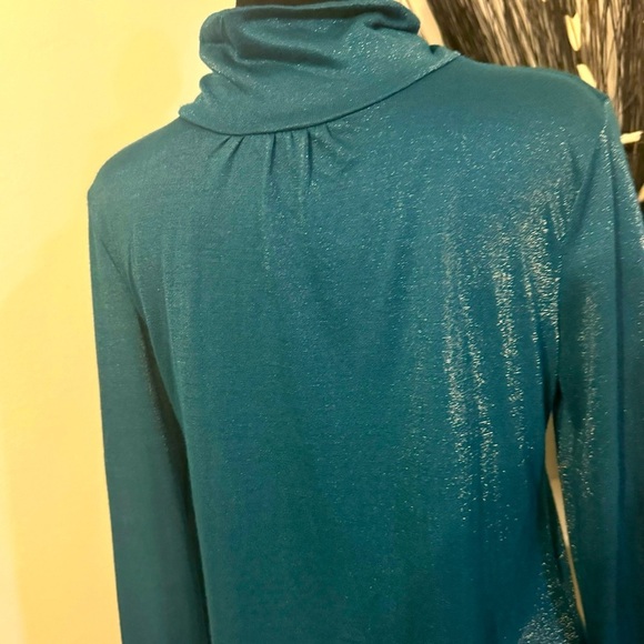 NWT New Directions women Medium long sleeve button down blouse - Picture 5 of 11